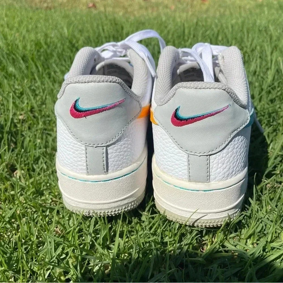 Women’s AIR FORCE 1 LOW '07 LV8 “NBA 75th Anniversary Fiesta" Sneakers Size 8 - Picture 3 of 12